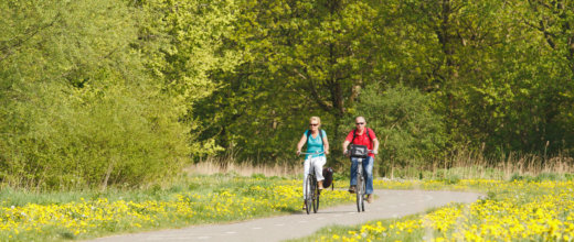 Twee fietsers