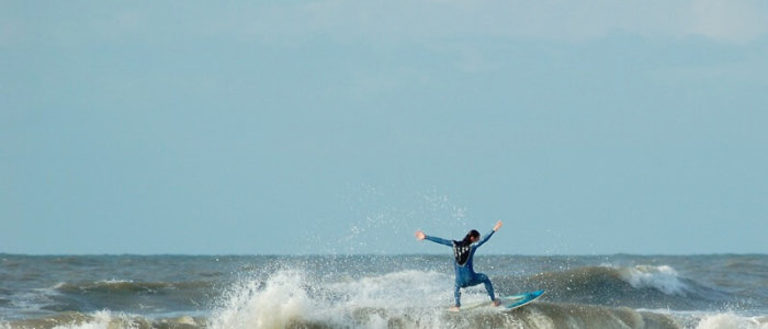 Surfer in Noordwijk