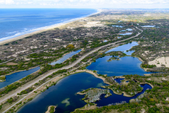Hollandse Duinen luchtfoto