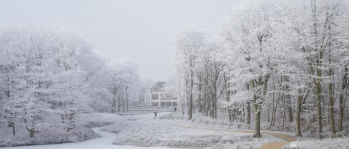 Landgoed Nieuw Leeuwenhorst in de winter