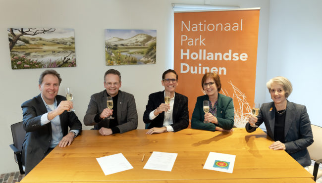 Vijf strategische partners geven Nationaal Park Hollandse Duinen meer slagkracht